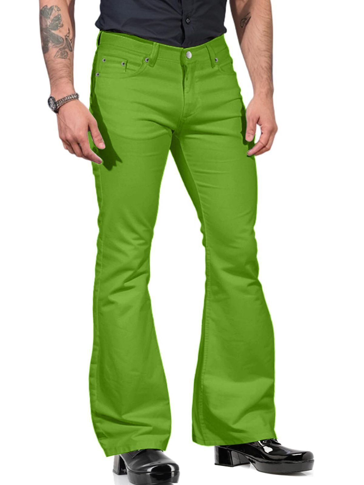 Men's flared pants – 70s retro with flared legs for festival & nightlife
