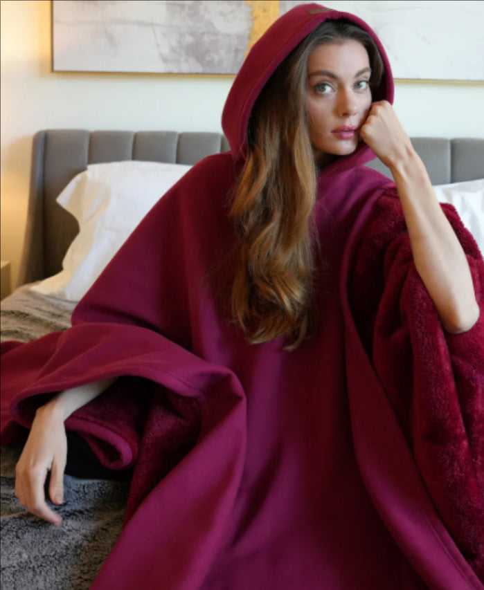 Women's Oversized Hoodie Blanket – Comfortable Loungewear for Home & Outside