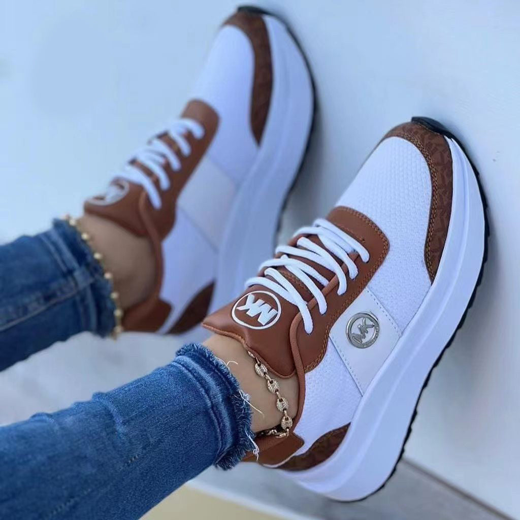 Ashley – Thick Sole Colorblocked Sneakers