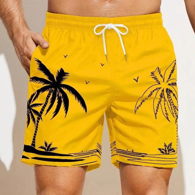 Stan – Loose Beach Pants with 3D Print