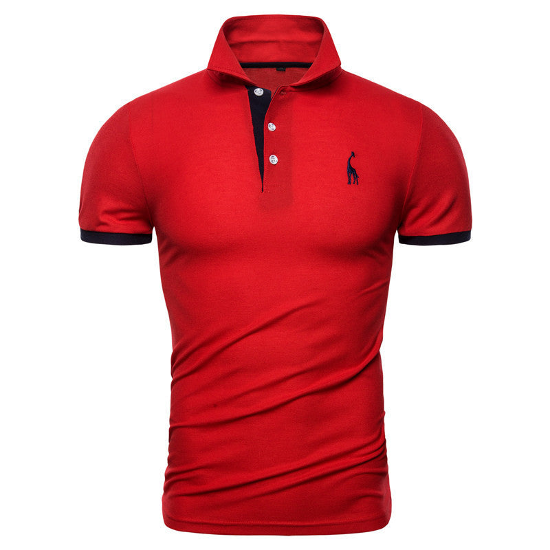 Dennis – Slim Fit Polo Shirt with Sporty Elegance and Contrast Details