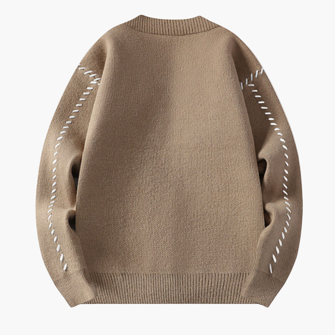 Men's Knitted Cardigan Sweater – Casual Style for Winter and Office