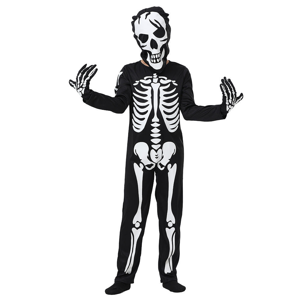 Halloween Glow-in-the-Dark Skeleton Costume Unisex Children's Costume