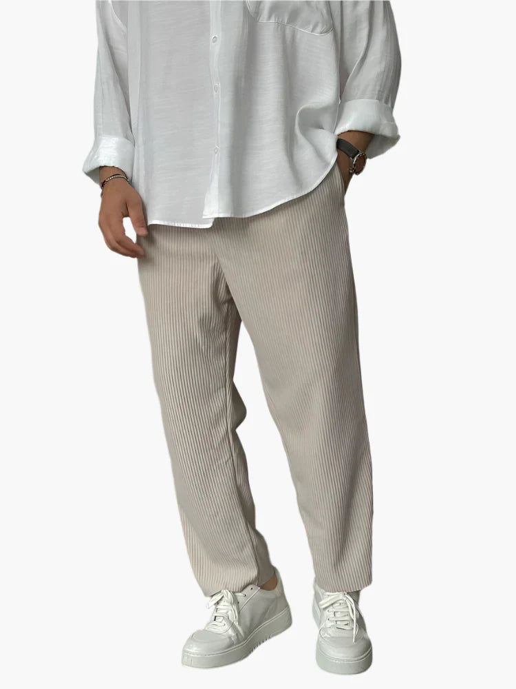 Men's Luxury Comfort Pleated Pants – Elegant and Versatile for Every Occasion