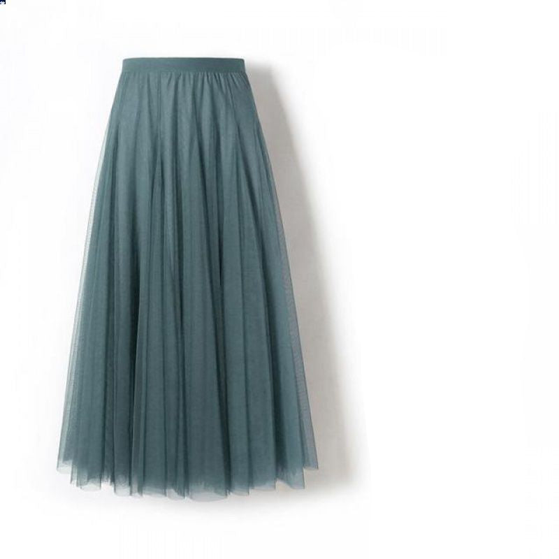 Women's pleated midi skirt – elegant A-line with flair for party, work & weekend
