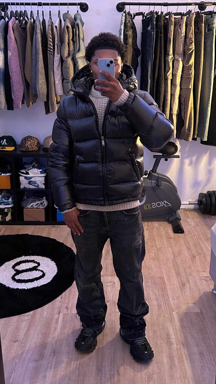 Men's Padded Winter Jacket – Fashionable Casual Outdoor Look