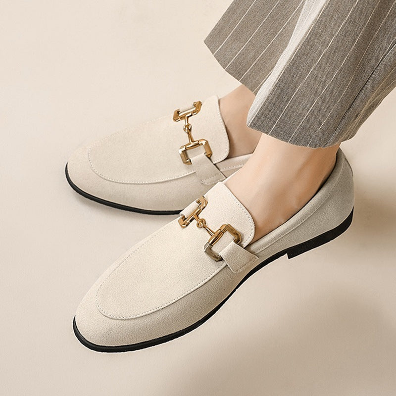 Heren Klassieke Loafers met Gesp – Elegante Instappers voor Kantoor en Casual