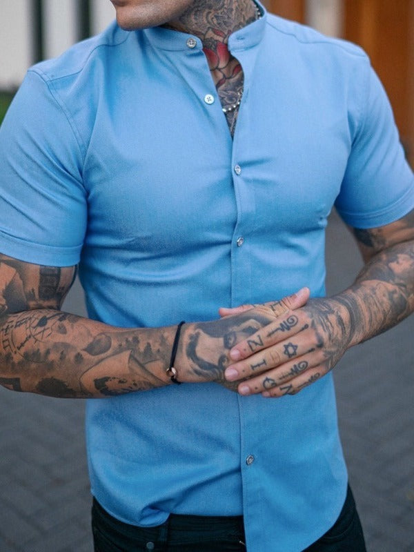 Patrick – Slim Fit Short Sleeve Cardigan for Men