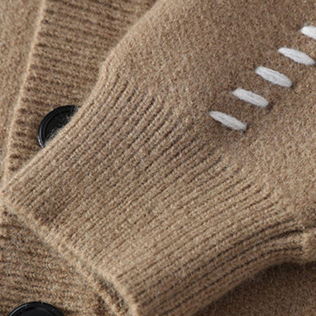 Men's Knitted Cardigan Sweater – Casual Style for Winter and Office