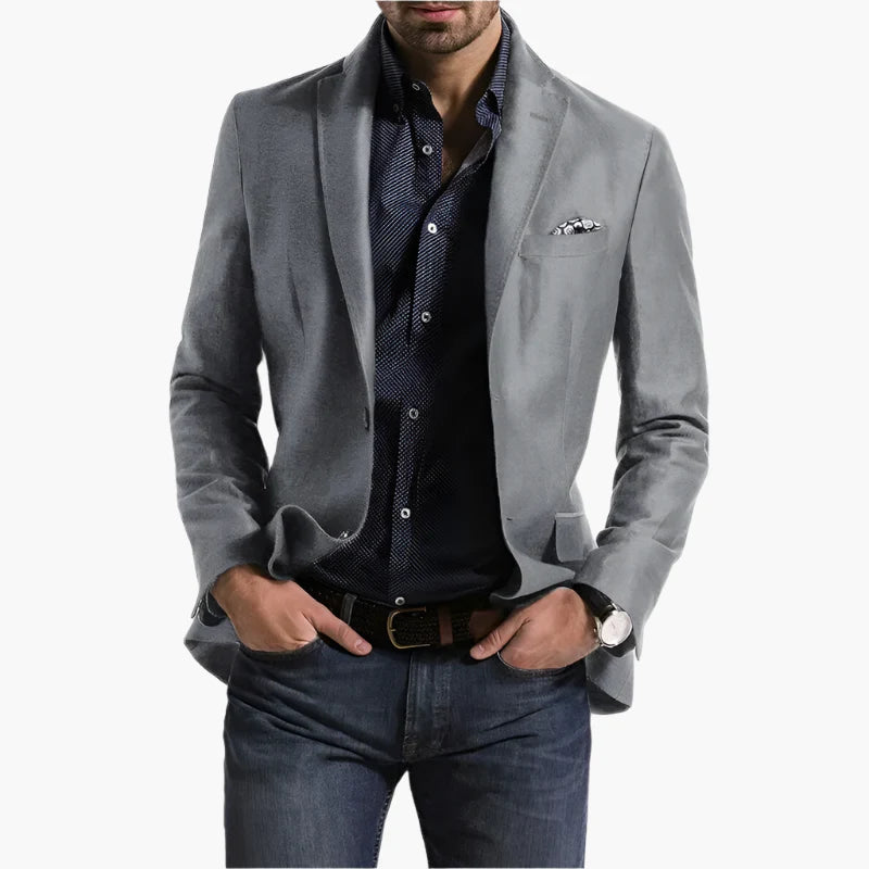 Heren Klassieke Blazer – Tijdsloos Design & Comfortabele Pasvorm – Ideaal voor Zakelijk en Casual Gebruik