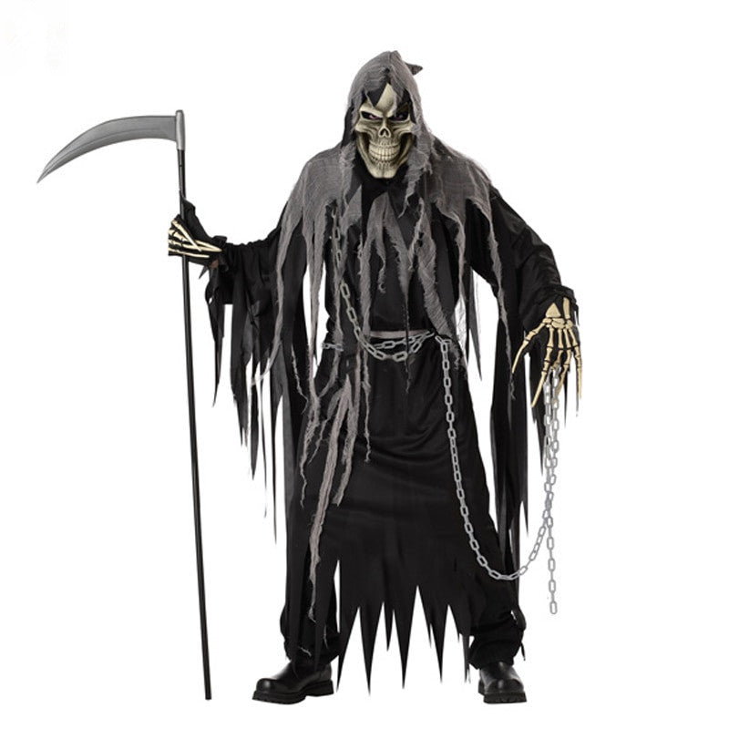 Halloween Grim Reaper Costume for Adults – Spooky Sneaking Costume for Party & Trick-or-Treat