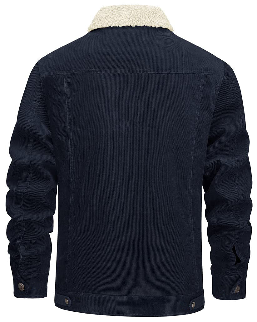 Robbie – Corduroy Long Sleeve Plush Jacket