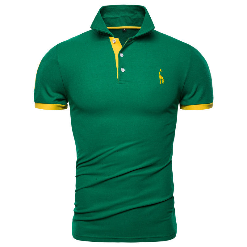 Dennis – Slim Fit Polo Shirt with Sporty Elegance and Contrast Details