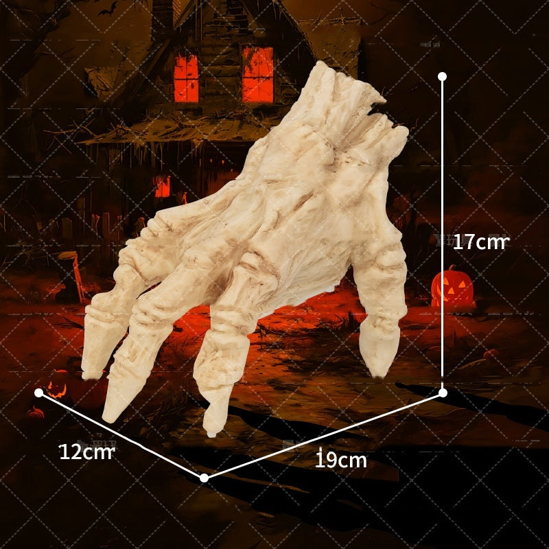 Halloween Decoration Electric Ghost Hand With Light and Sound For Creepy Atmosphere