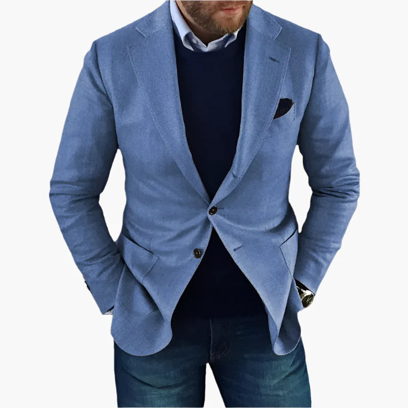 Heren Klassieke Blazer – Tijdsloos Design & Comfortabele Pasvorm – Ideaal voor Zakelijk en Casual Gebruik