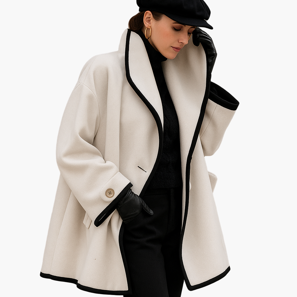 Women's Oversized Trenchcoat – Stylish Elegance for Winter, Fashionable Coat for Daily Use