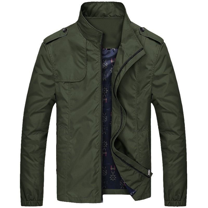 Men's Casual Slim Fit Jacket – Stylish Outdoor Leisure Jacket for Autumn