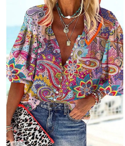 Laura – Personalized Patterns Women's Blouse