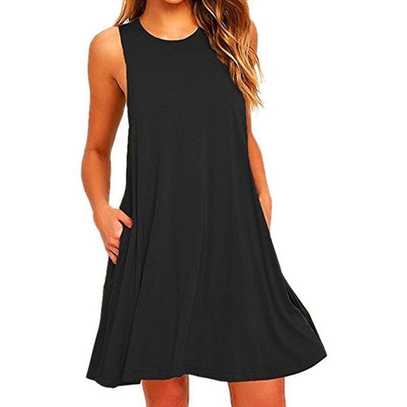 Ladies A-line Summer Dress with Casual Fit