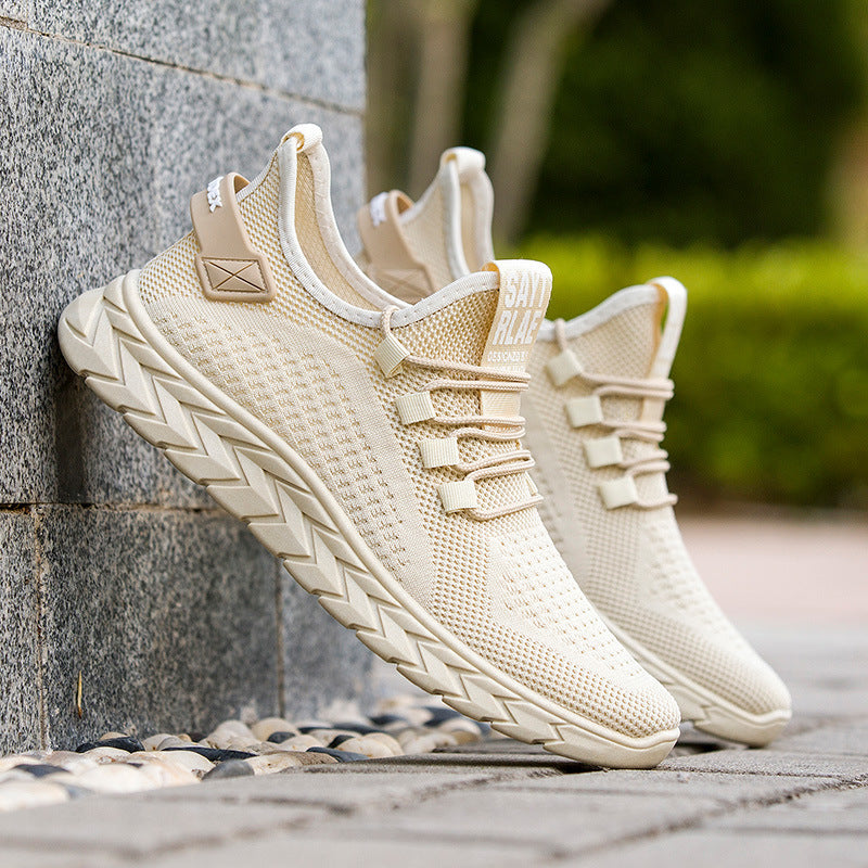 Men's Sporty Walking Sneakers with Breathable Design