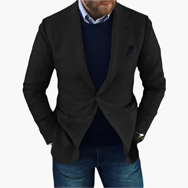 Heren Klassieke Blazer – Tijdsloos Design & Comfortabele Pasvorm – Ideaal voor Zakelijk en Casual Gebruik