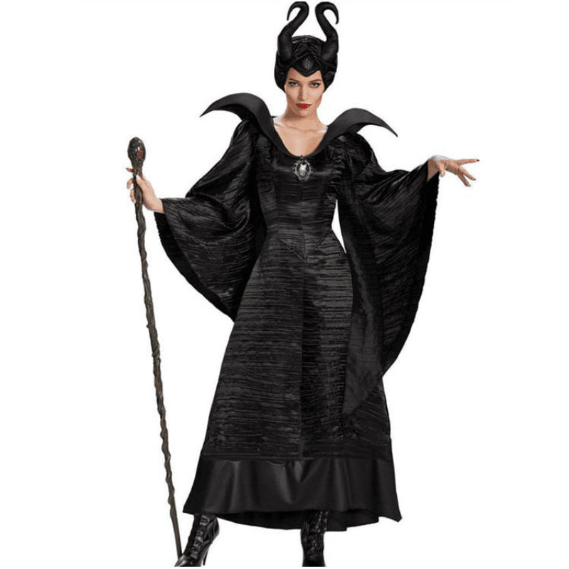 Halloween Women Witch Costume - Luxury Magical Dress for Party & Dressing Up