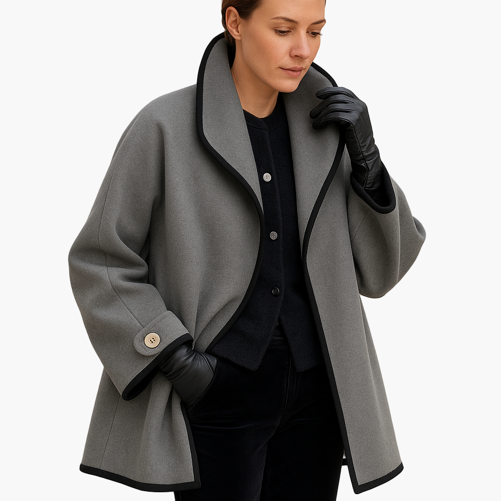 Women's Oversized Trenchcoat – Stylish Elegance for Winter, Fashionable Coat for Daily Use