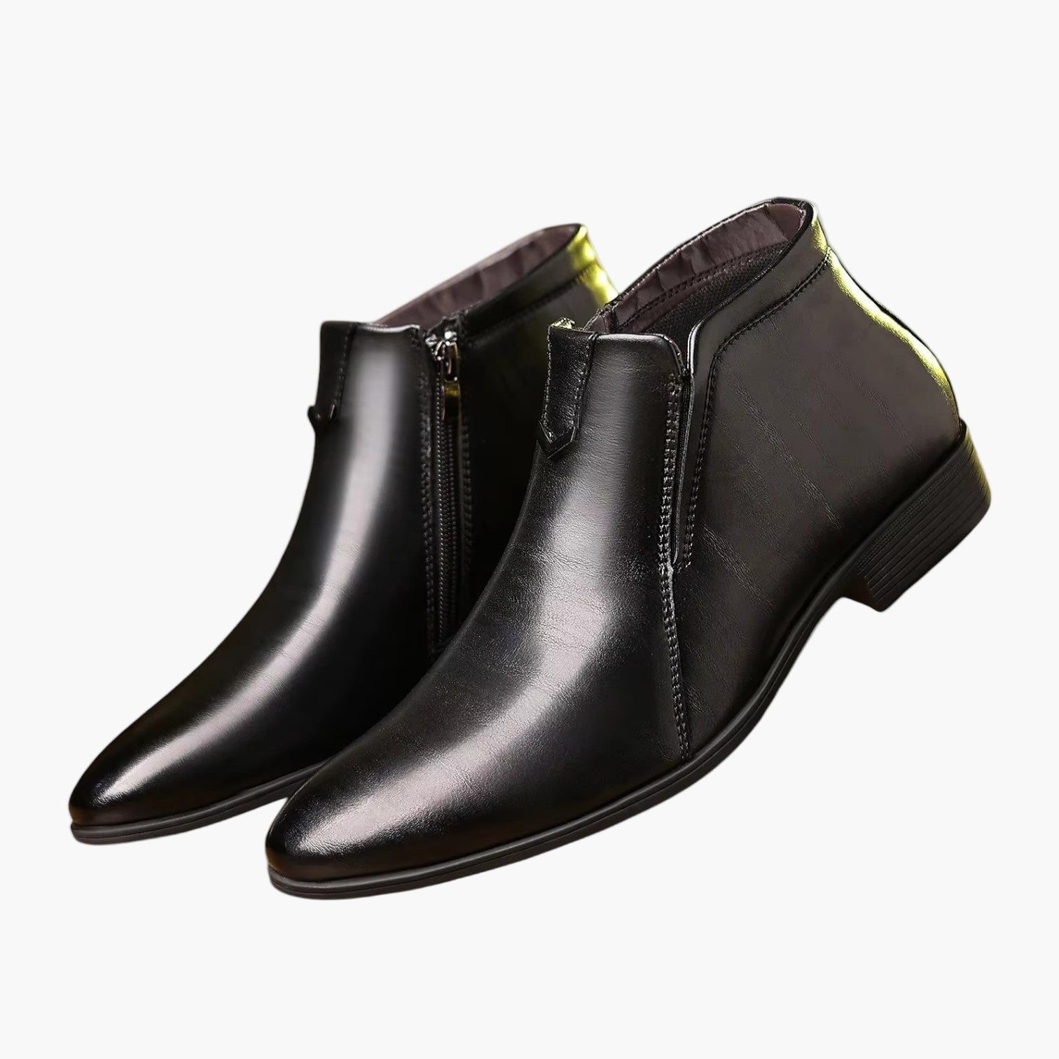 Men's Retro Ankle Boots – Stylish Leather Boots for Fashion-Conscious Men