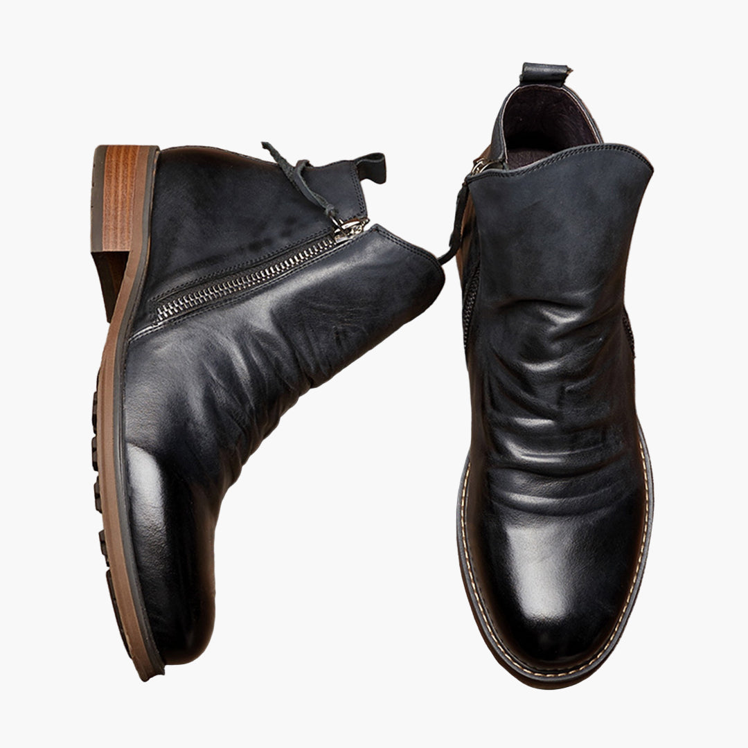Heren Enkelboots – Klassiek & Modern, Perfect voor Elke Gelegenheid