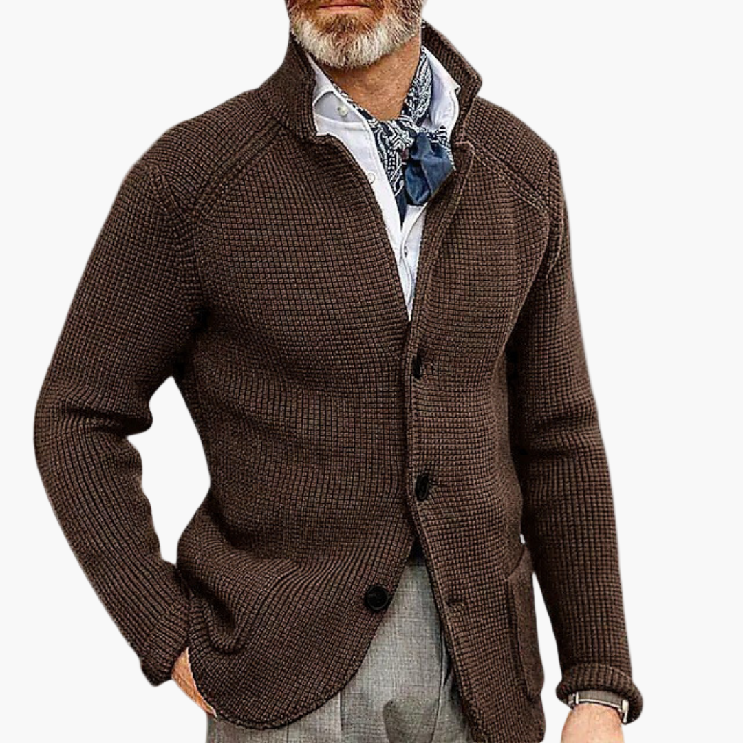 Men's Knitted Vest – Stylish and Comfortable Cardigan for Business and Casual Use