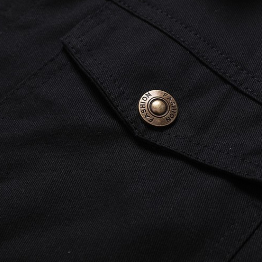 Men's Winter Bomber Jacket Vintage Style – Warm Outdoor Jacket with Fleece Lining