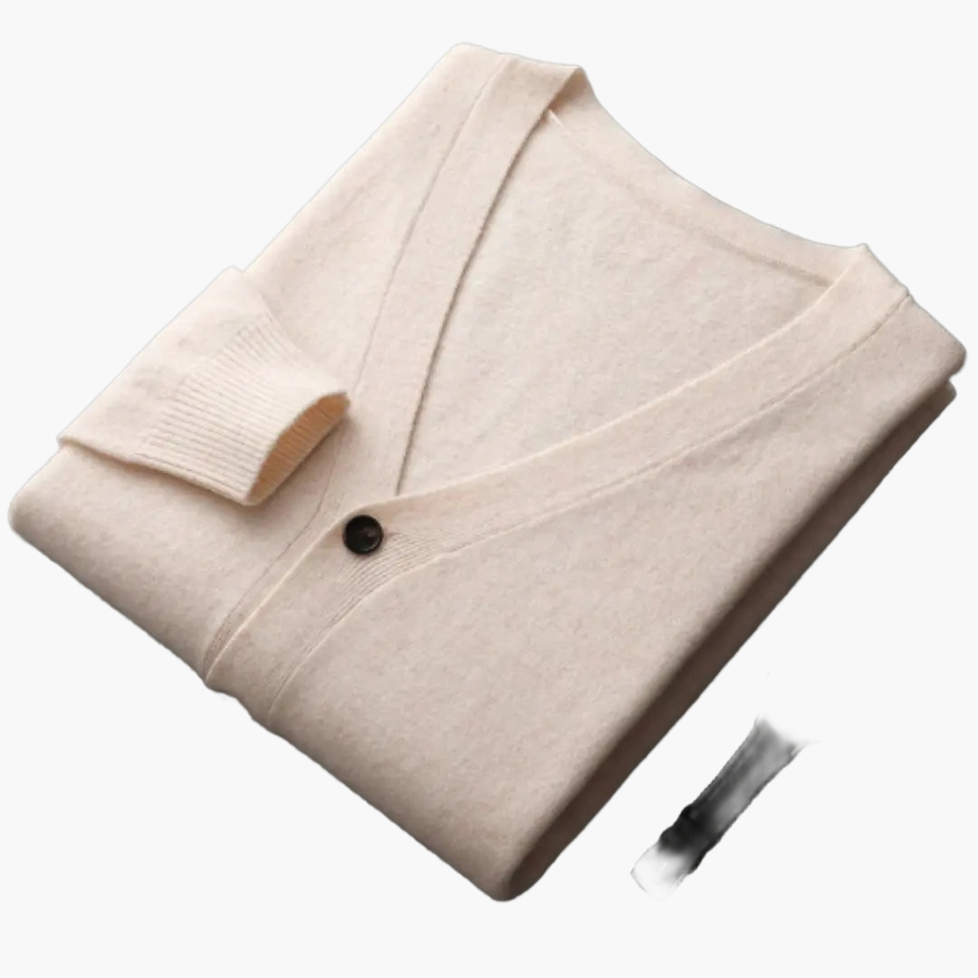 Women's Cardigan – Classic V-neck Sweater for Comfort and Style, Casual and Business