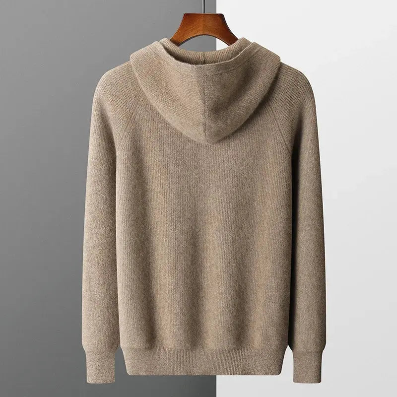 Men's Hooded Knitted Vest for Comfort and Style – Ideal for Casual & Semi-Formal Occasions