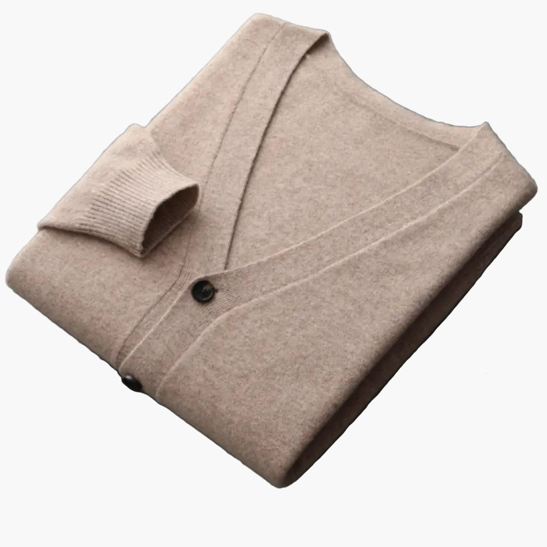 Women's Cardigan – Classic V-neck Sweater for Comfort and Style, Casual and Business