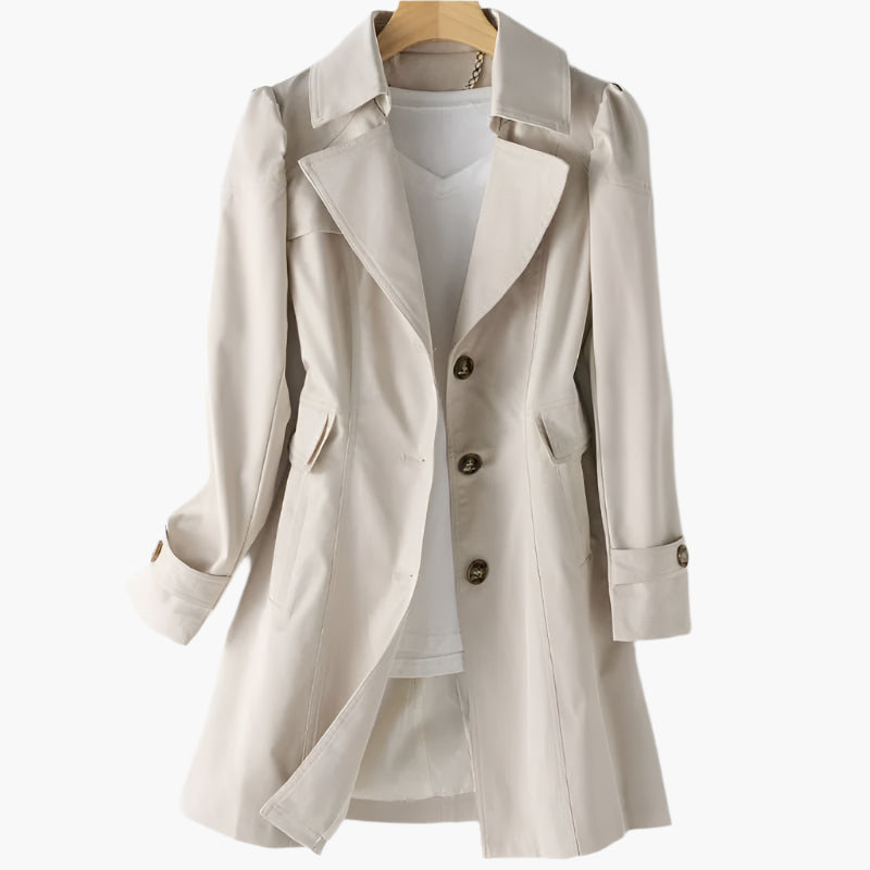Women's Trench Coat Stylish and Versatile – Ideal for Work, Leisure, and Evenings Out