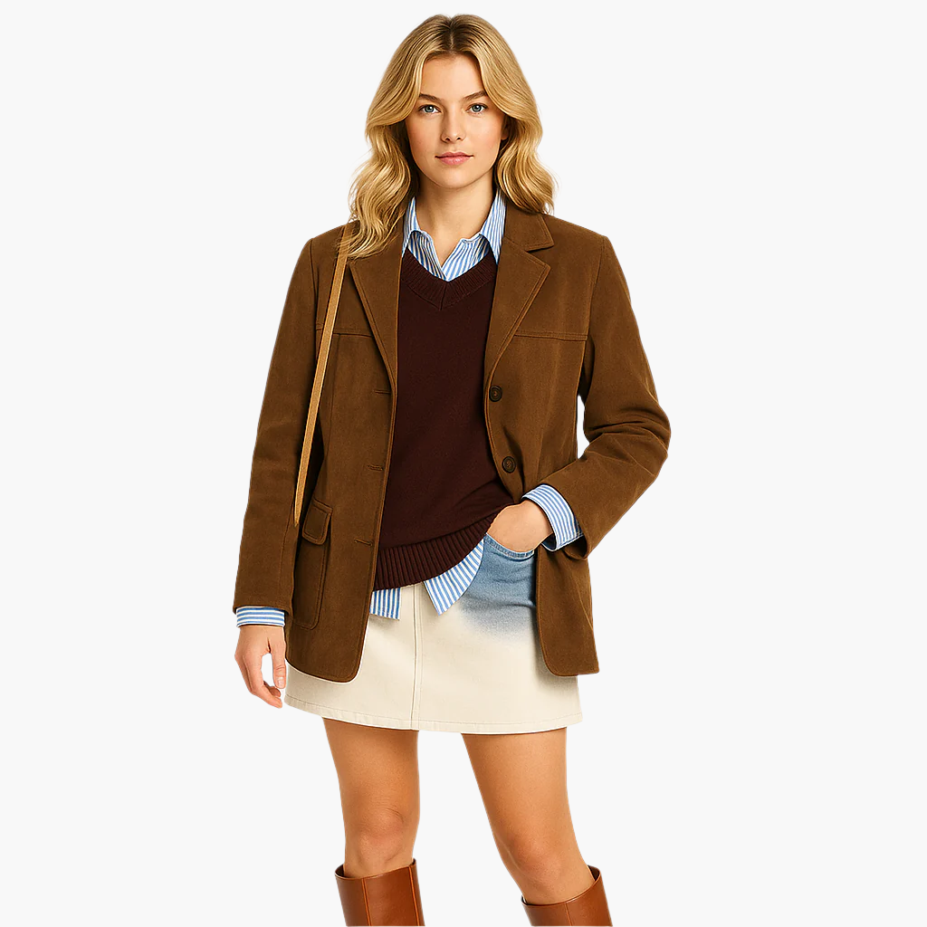 Women's Oversized Blazer Classic and Fashionable for Autumn and Winter