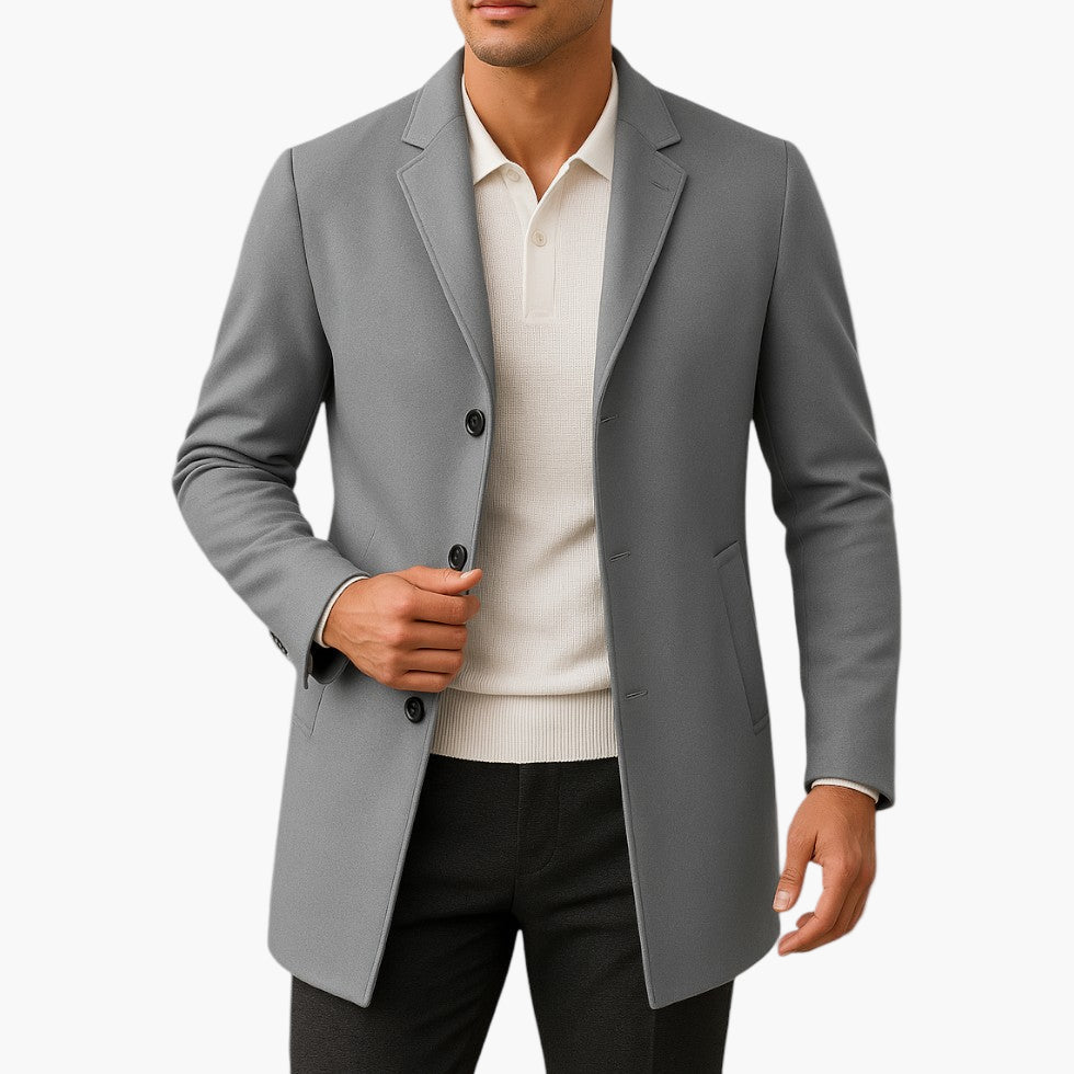 Men's Jacket – Classic Blazer Model for Spring – Elegant and Timeless Style