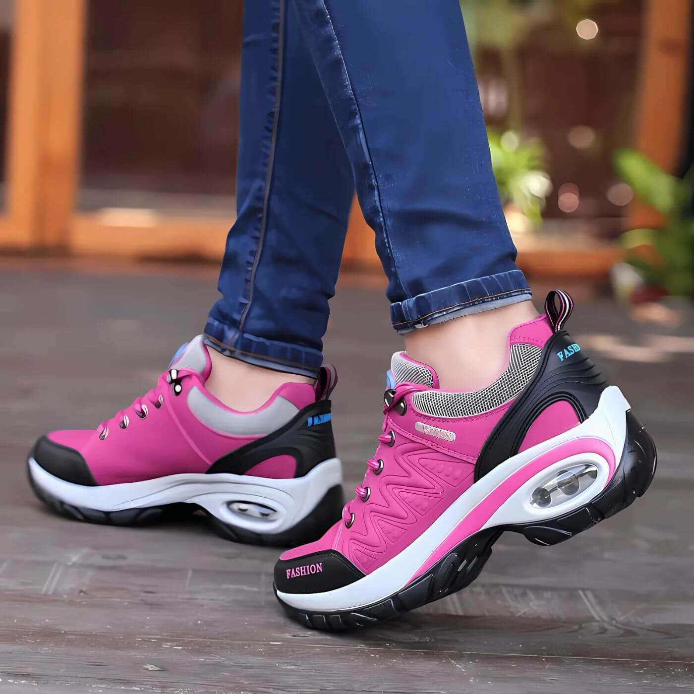 Women's Comfort Walking Shoes with Ergonomic Support and Fashionable Design for Daily Use