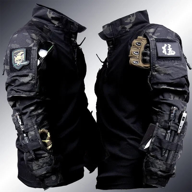 Heren Tactisch Uniform Set – Outdoor Militair Stijl Tactical Suit voor Werk en Avontuur