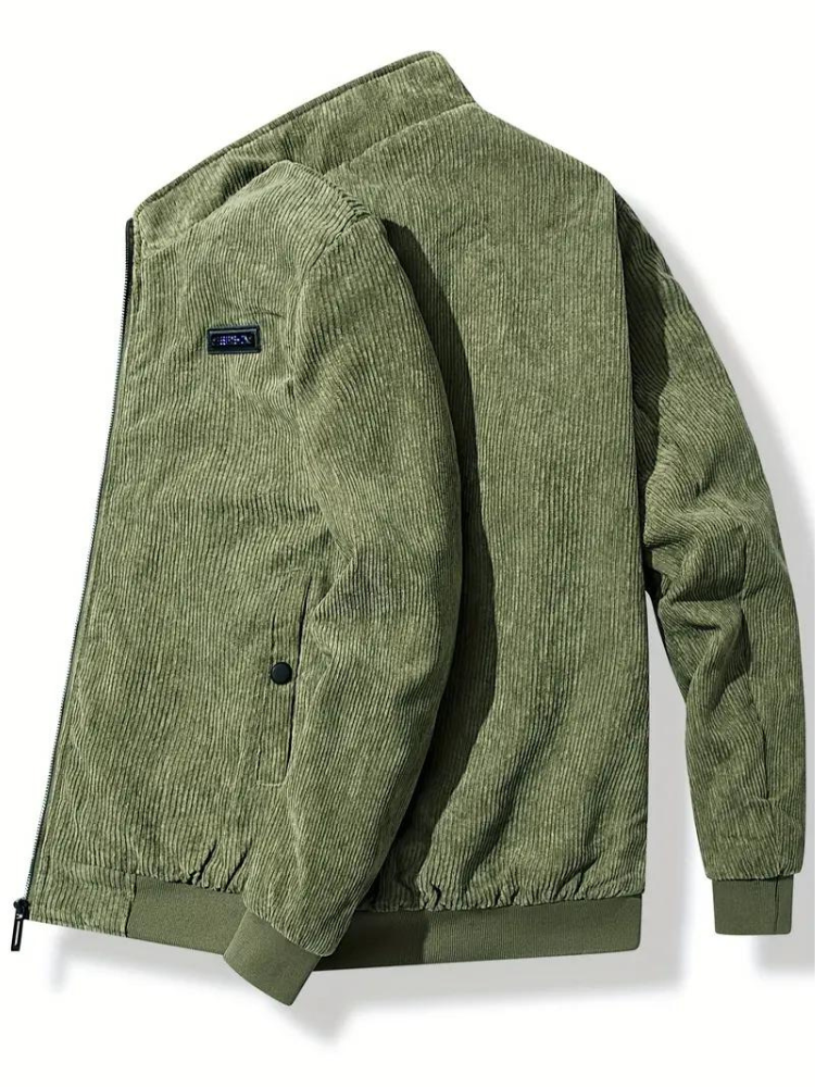 Men's Casual Winter Jacket Bomber Style for Urban Use and Leisure Time