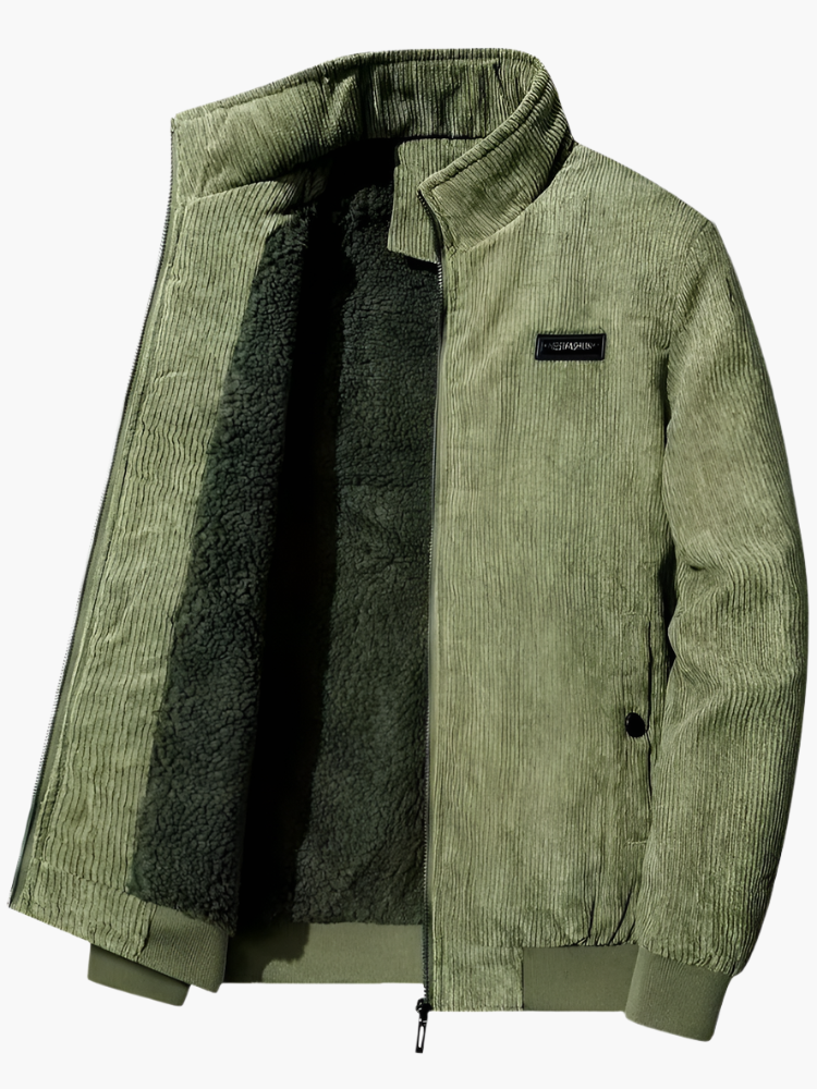 Men's Casual Winter Jacket Bomber Style for Urban Use and Leisure Time