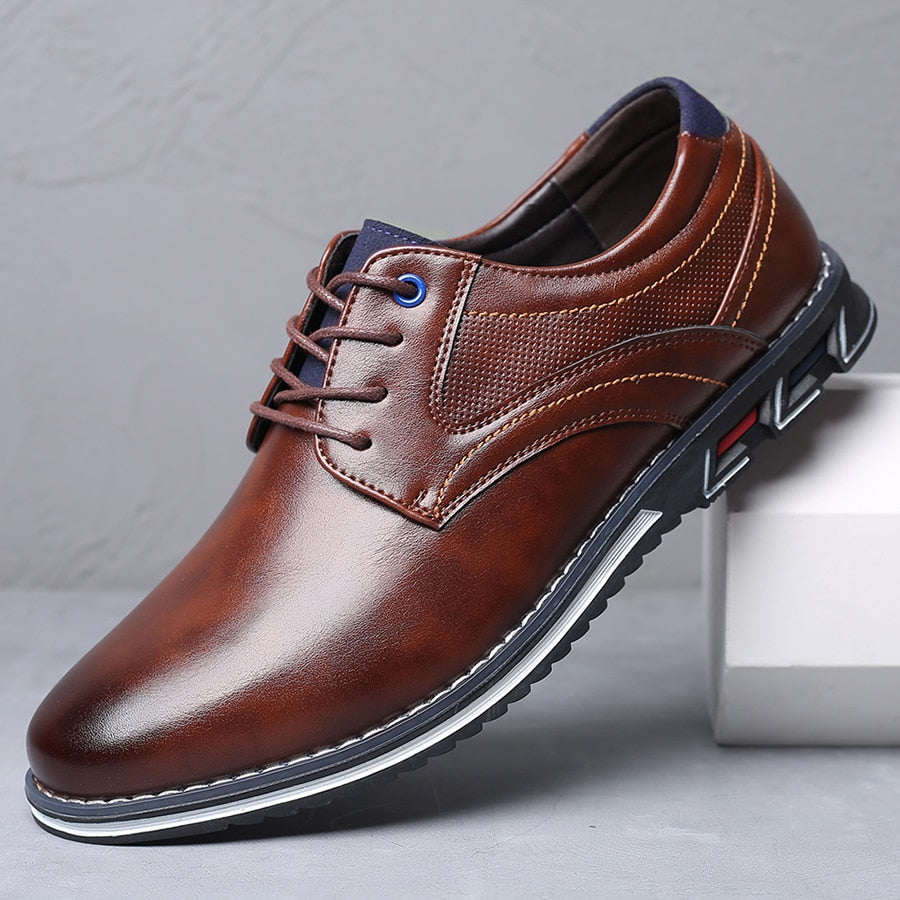 Men's Orthopedic Business Shoes – Classic Formal Style and Comfort for Daily Use