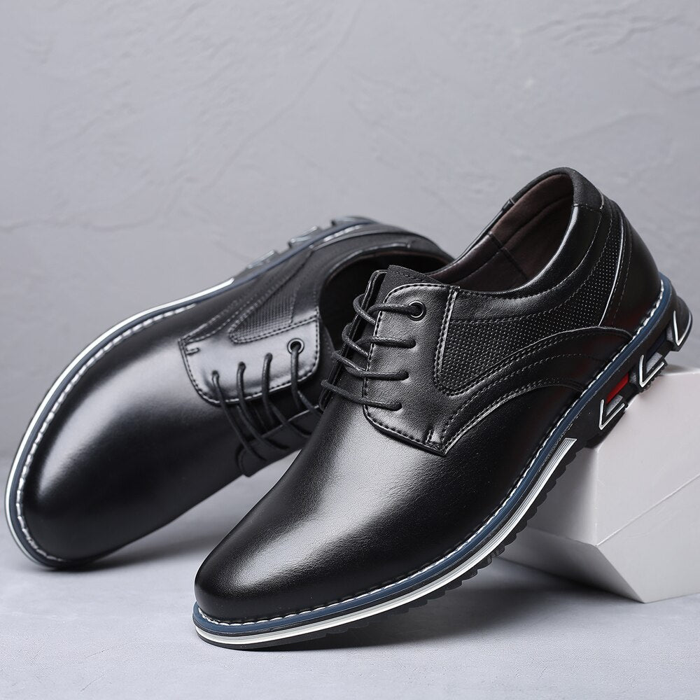 Men's Orthopedic Business Shoes – Classic Formal Style and Comfort for Daily Use