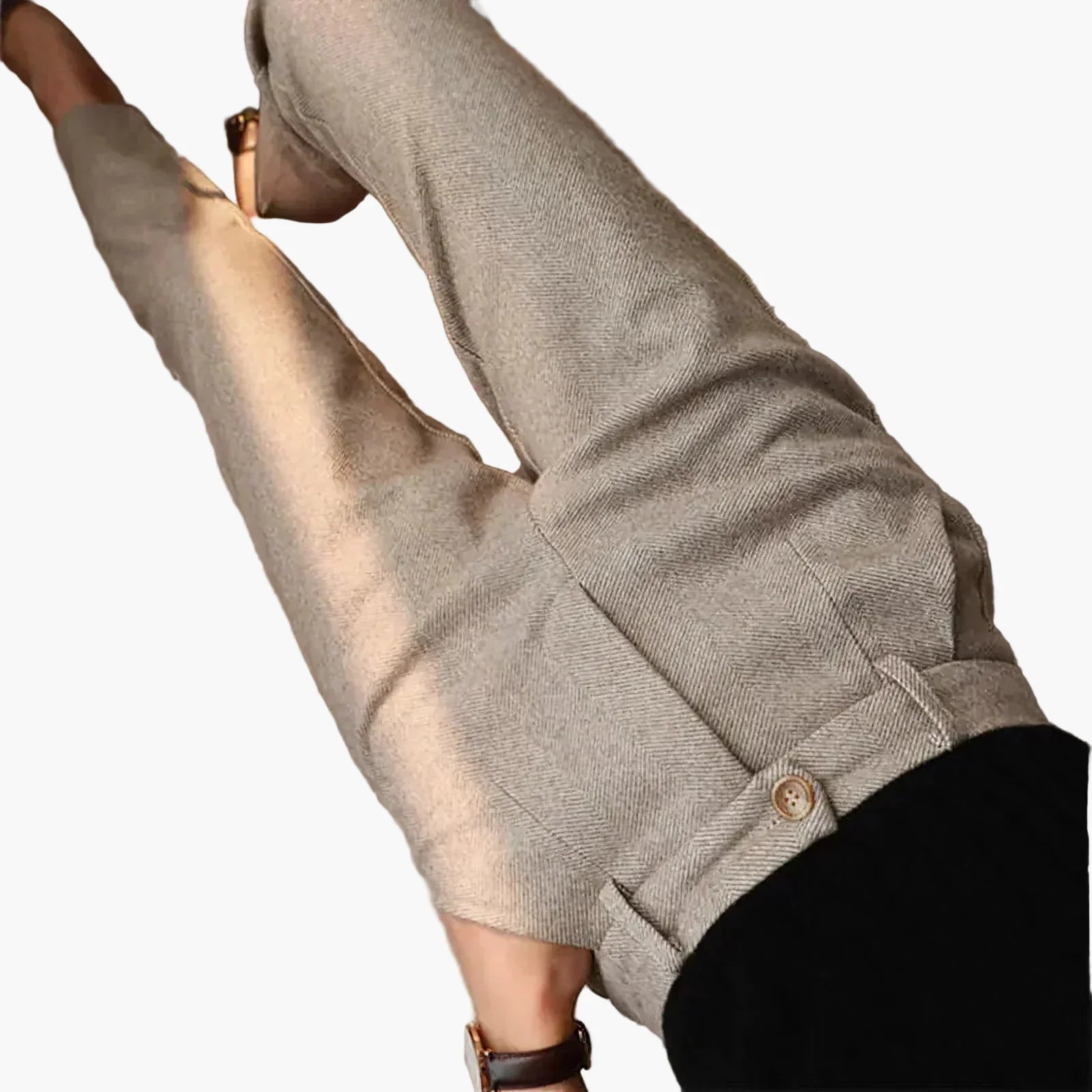Women's elegant wool trousers for business and formal occasions