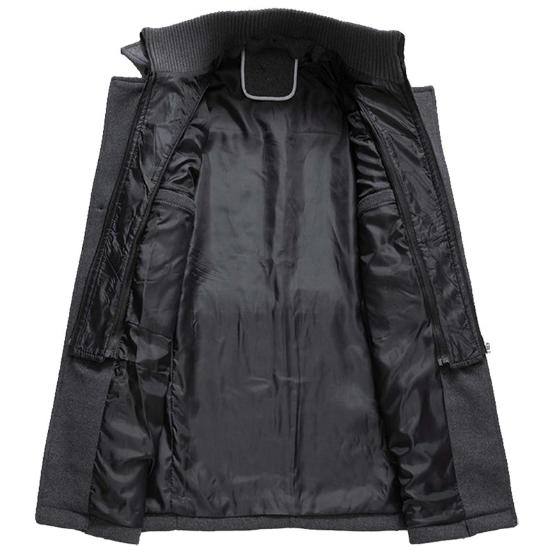 Men's Winter Jacket Stylish Elegant Long Coat for Daily Use
