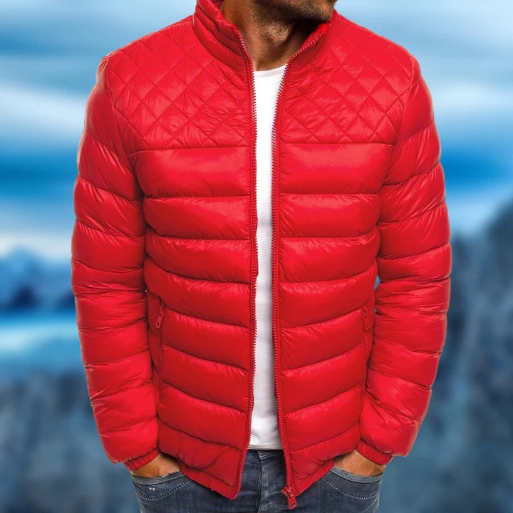 Men's Padded Outdoor Jacket Wind- and Waterproof Stylish Comfort