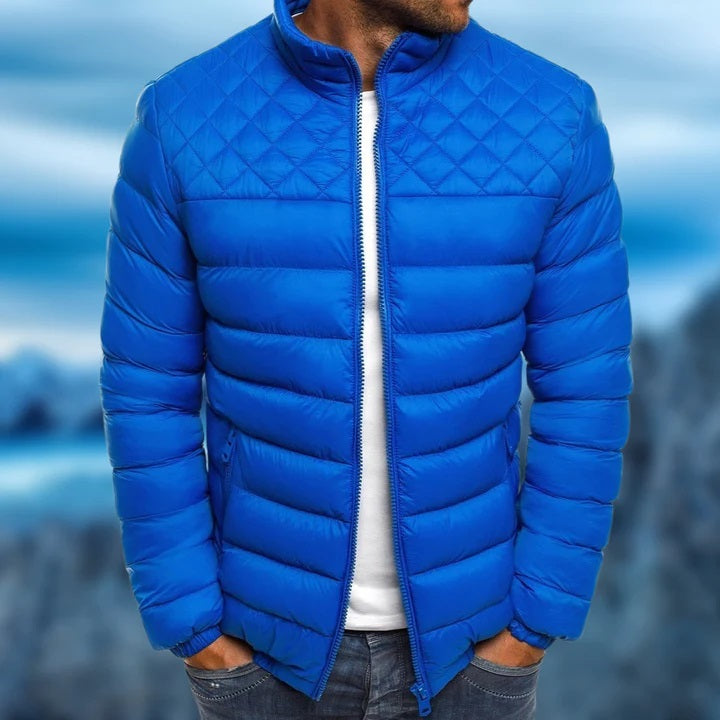 Men's Padded Outdoor Jacket Wind- and Waterproof Stylish Comfort