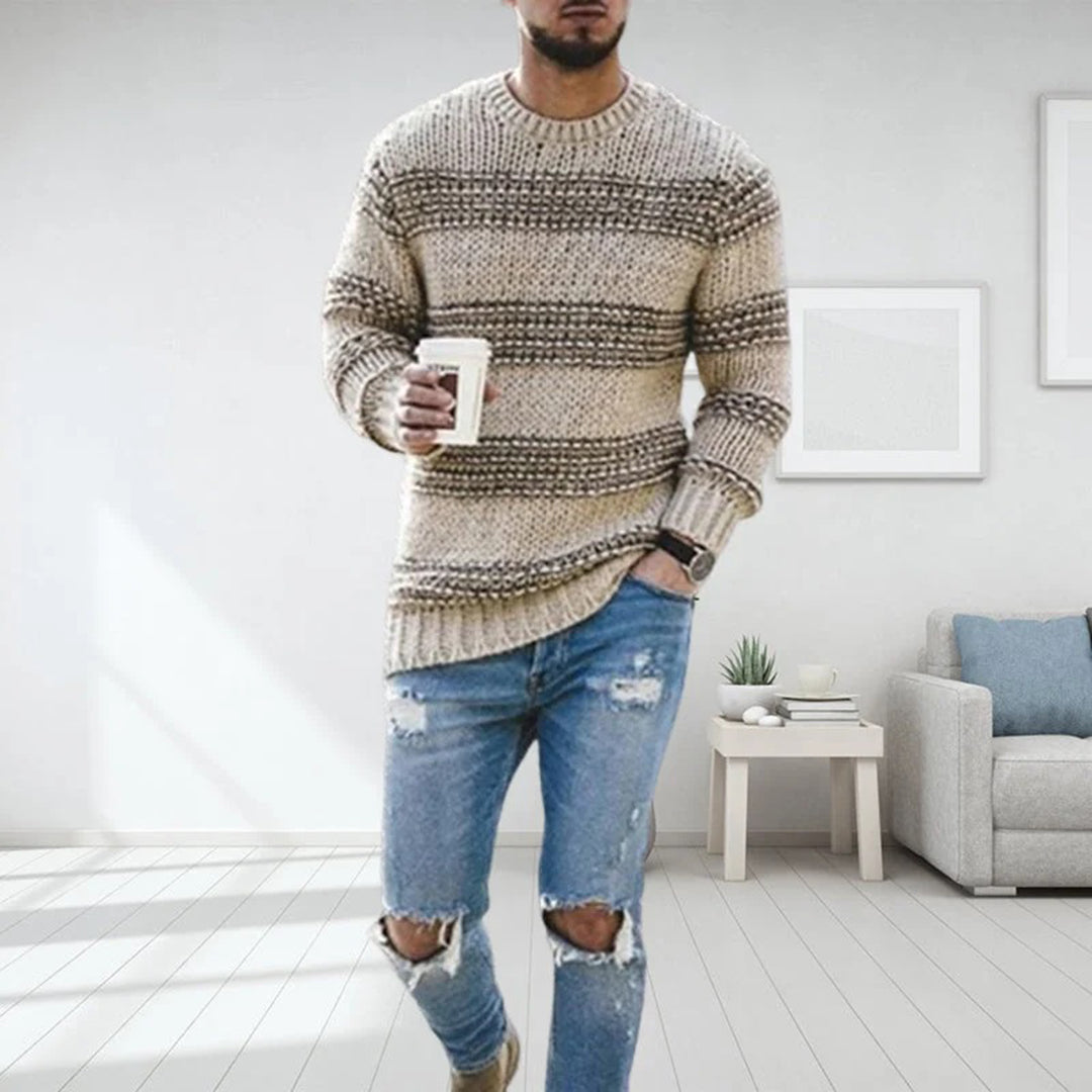 Men's Knitted Norwegian Winter Sweater – Casual & Stylish Comfort Sweater for Daily Use