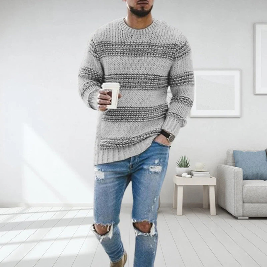 Men's Knitted Norwegian Winter Sweater – Casual & Stylish Comfort Sweater for Daily Use