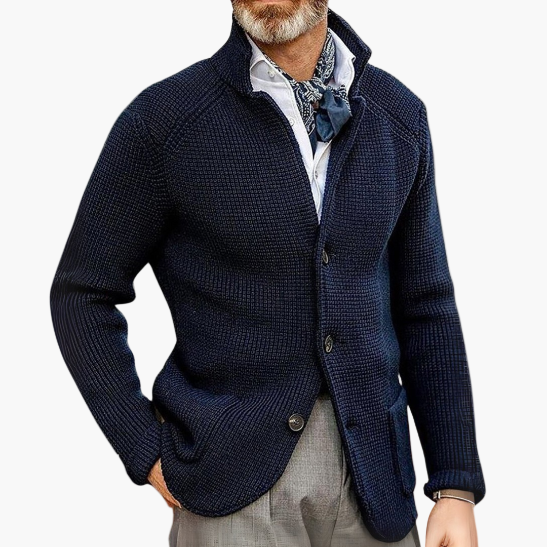 Men's Knitted Vest – Stylish and Comfortable Cardigan for Business and Casual Use